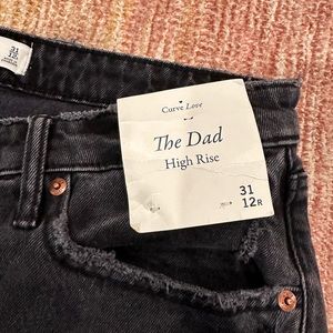 ABERCROMBIE & FITCH- The Dad Jeans, Curve Love. New with tags